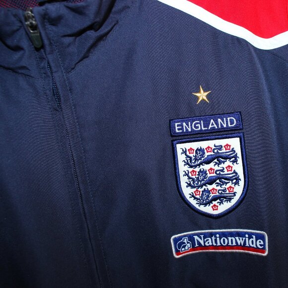 3/$188❤️unworn Umbro ENGLAND 2007-08 Track Top Jacket Windbreaker Embroidered - Picture 9 of 16